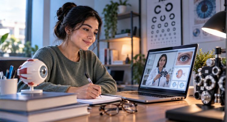 Optometría en línea: una opción para estudiar salud visual a tu ritmo